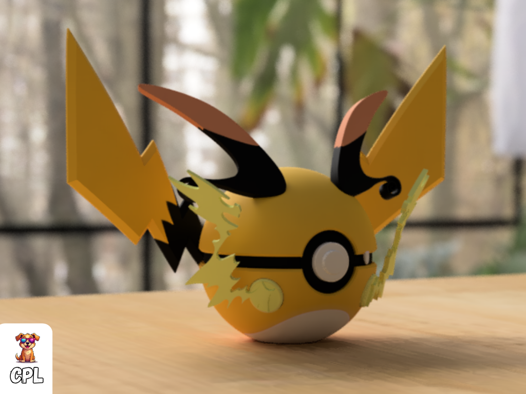 Pokebola tipo clicker - Mega Raichu X