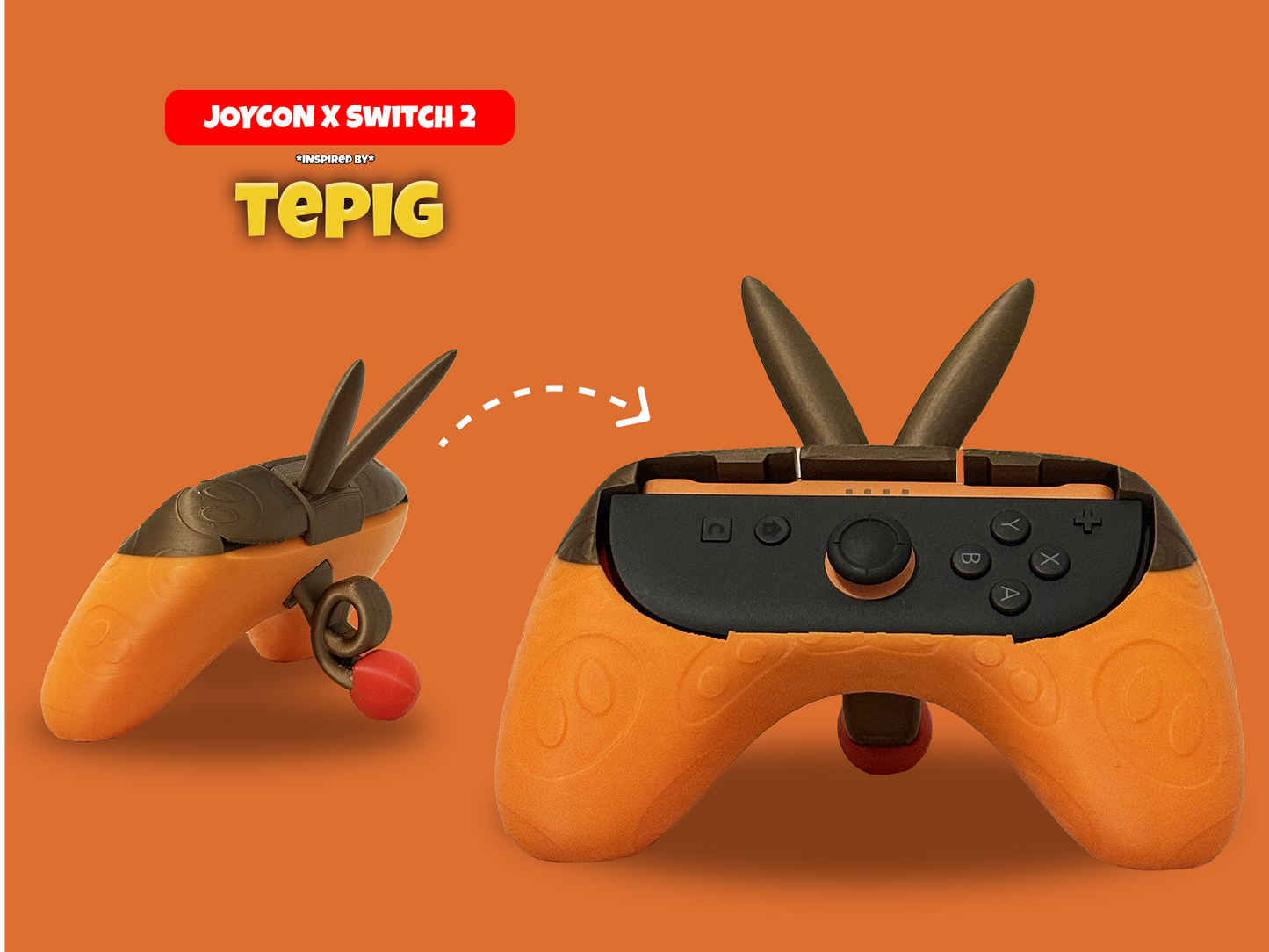 Base para Joy-Con Switch 2 - Tepig