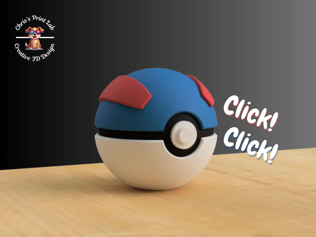 Pokebola tipo clicker - Great Ball