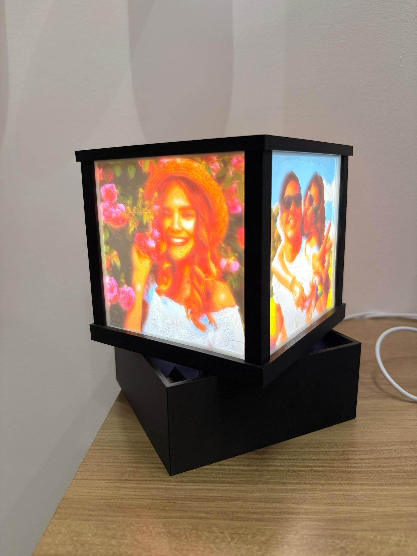 Litofano en cubo