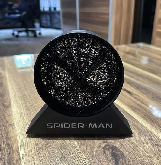Adorno de Hilos - Máscara Spider Man