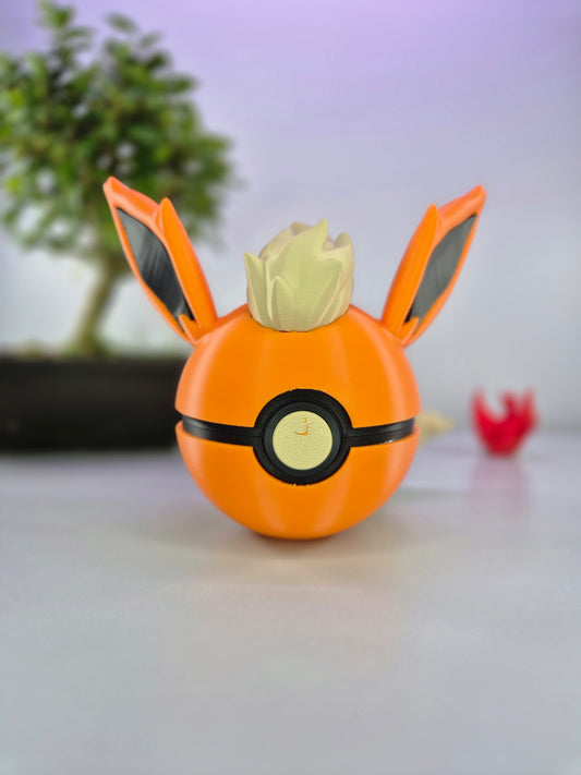 Pokebola Flareon – Edición Eeveelution de Fuego - Pokemon