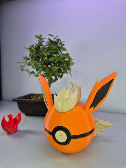 Pokebola Flareon – Edición Eeveelution de Fuego - Pokemon