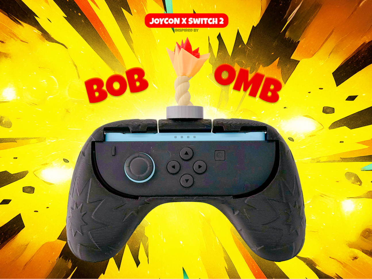Base para Joy-Con Switch 2 - BOB OMB