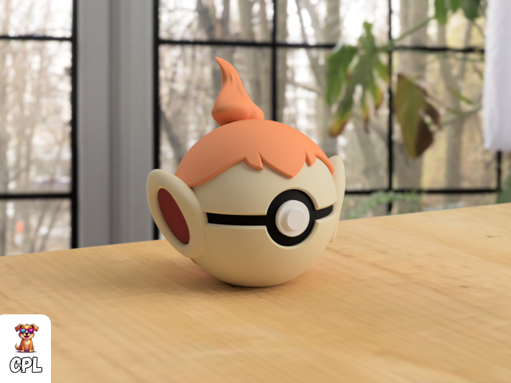 Pokebola tipo clicker - Chimchar - Pokemon