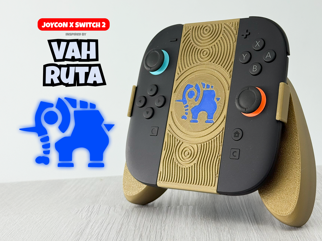 Base para Dual Joy-Con Switch 2 - Vah Ruta (Zelda)