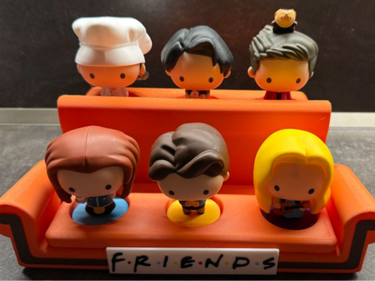Sillon de FRIENDS para figuras de McDonalds
