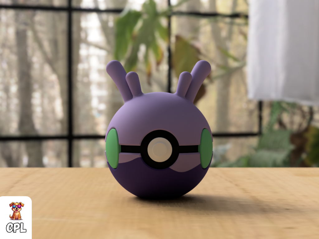 Pokebola tipo clicker - Goomy - Pokemon