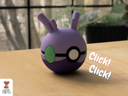 Pokebola tipo clicker - Goomy - Pokemon