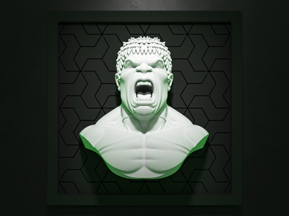 Cuadro Relieve - Hulk
