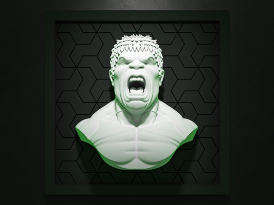 Cuadro Relieve - Hulk