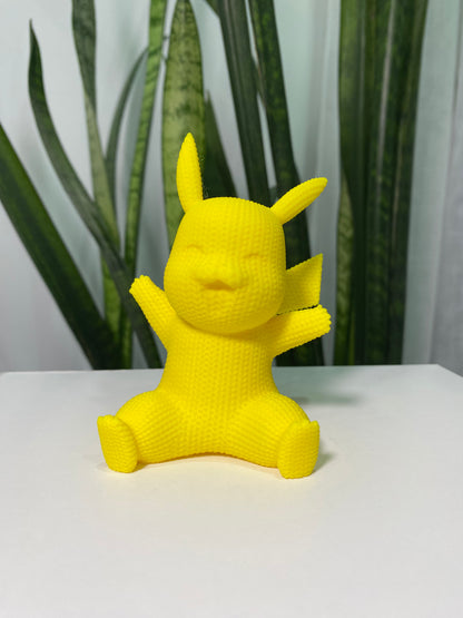 Pikachu estilo tejido – Amigurumi Look - Pokemon