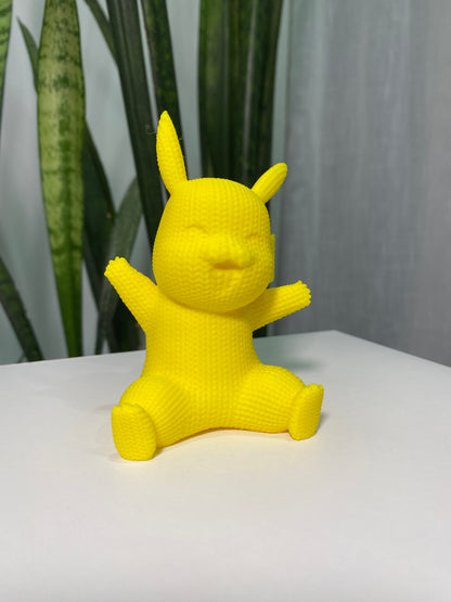 Pikachu estilo tejido – Amigurumi Look - Pokemon