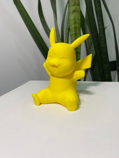 Pikachu estilo tejido – Amigurumi Look - Pokemon
