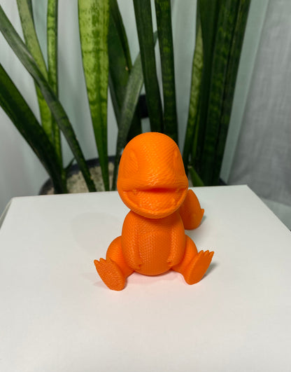 Charmander estilo tejido – Amigurumi Look - Pokemon