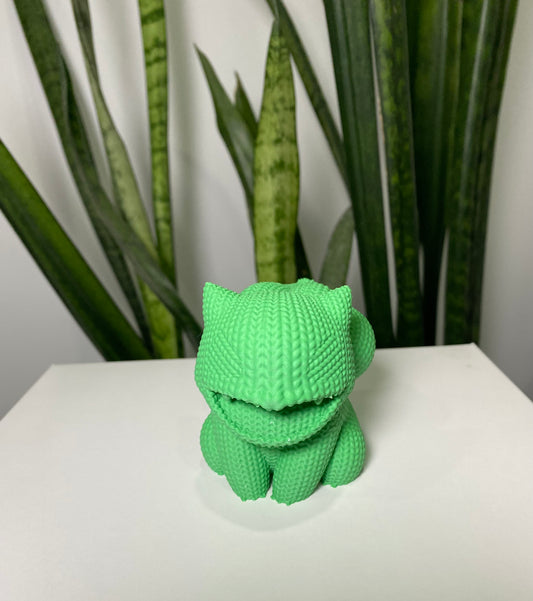 Bulbasaur estilo tejido - Pokemon