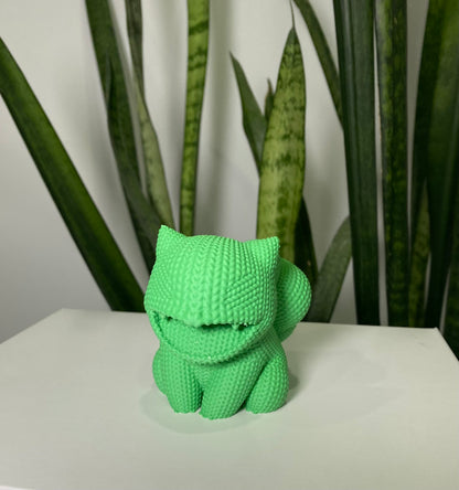 Bulbasaur estilo tejido - Pokemon