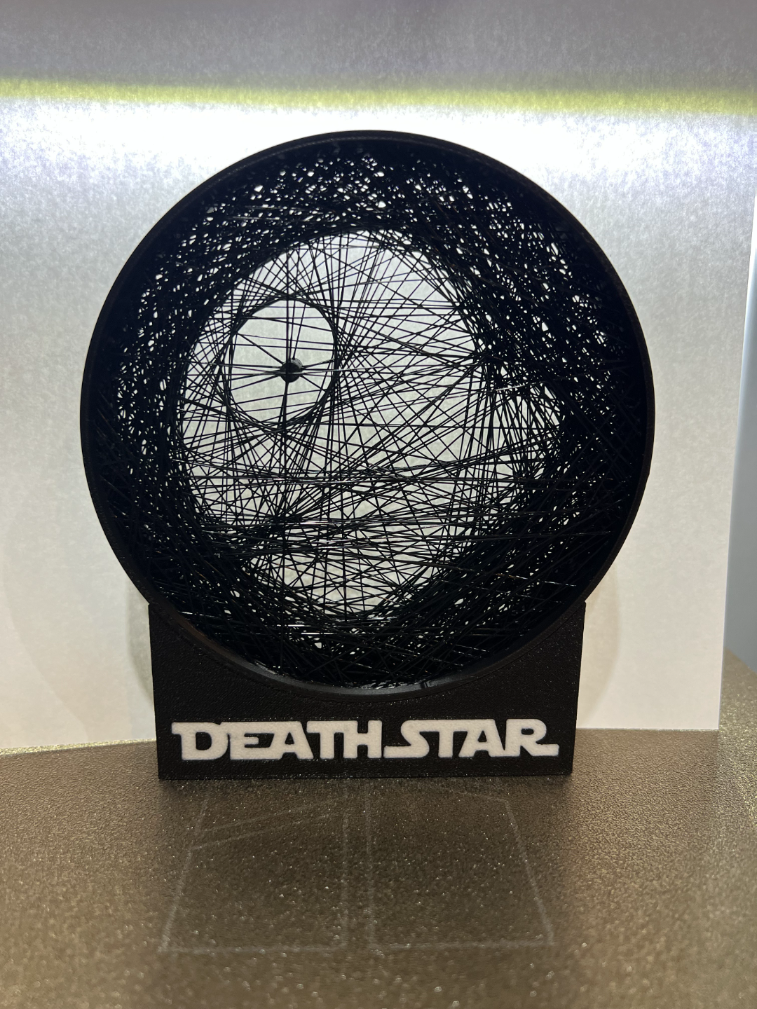 Adorno de hilos - Estrella de la Muerte - Star Wars