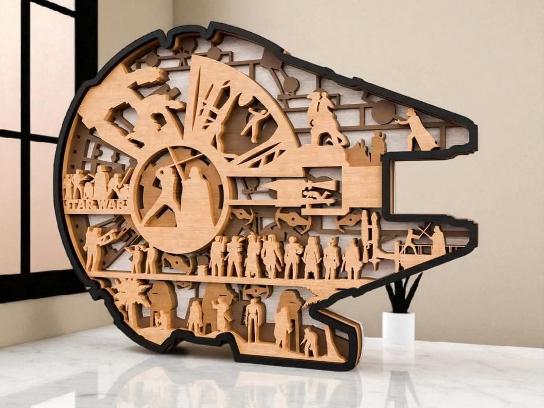Decoración Millenium Falcon - Star Wars