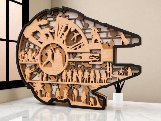 Decoración Millenium Falcon - Star Wars