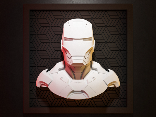 Cuadro Relieve - Iron Man