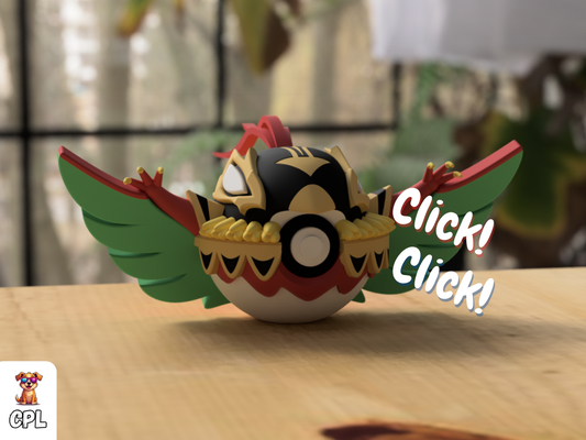 Pokebola tipo clicker - Mega Hawlucha