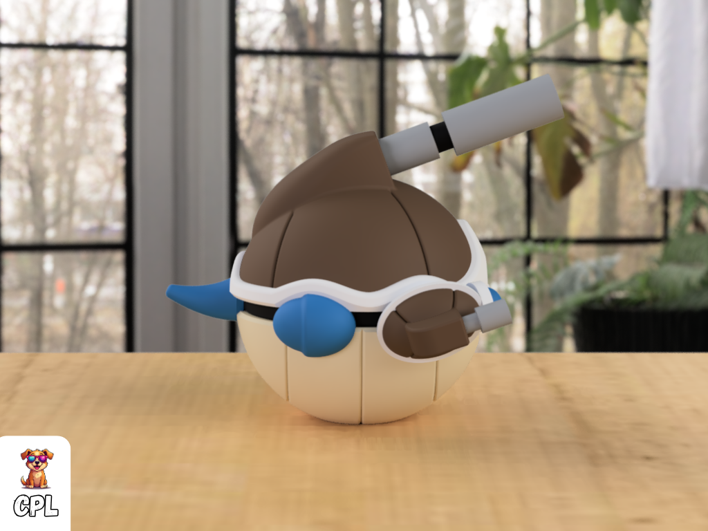 Pokebola tipo clicker - Mega Blastoise - Pokemon