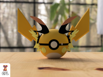 Pokebola tipo clicker - Mega Raichu X