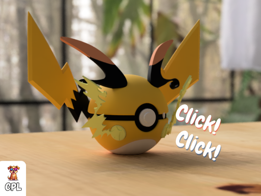 Pokebola tipo clicker - Mega Raichu X