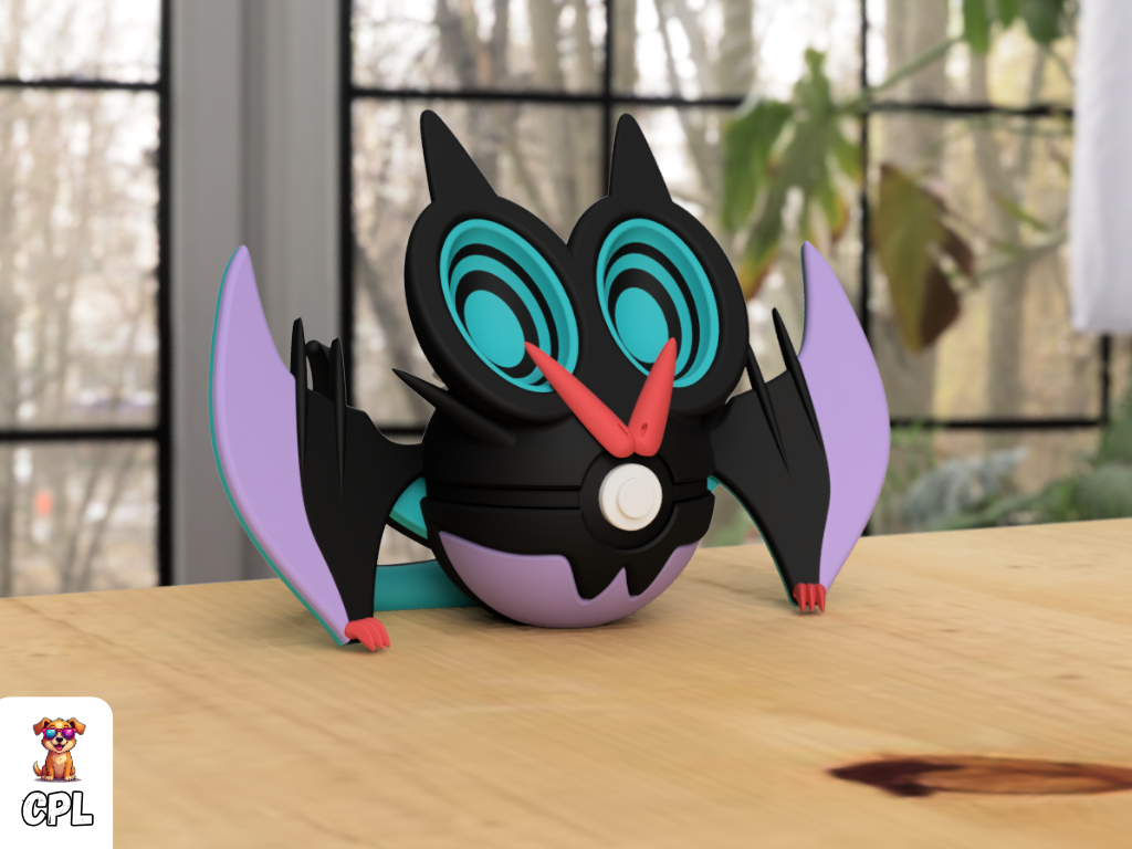 Pokebola tipo clicker - Noivern - Pokemon