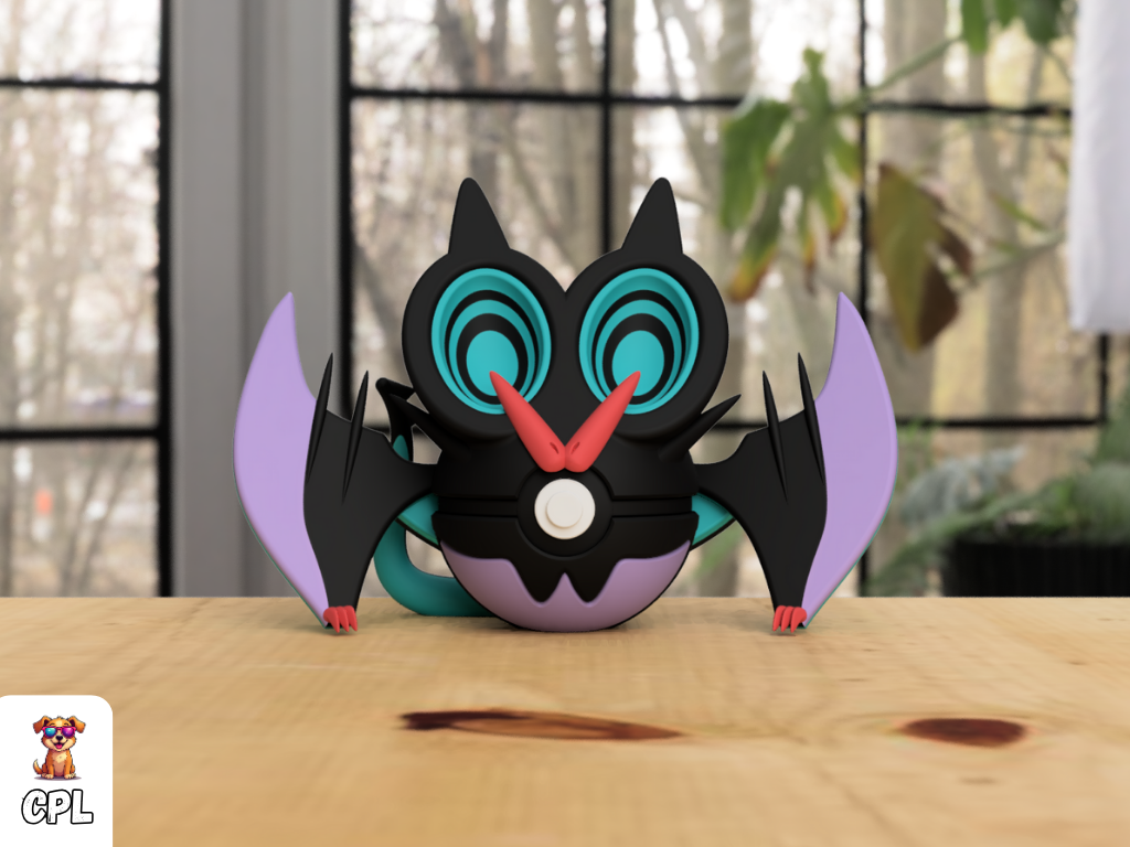 Pokebola tipo clicker - Noivern - Pokemon