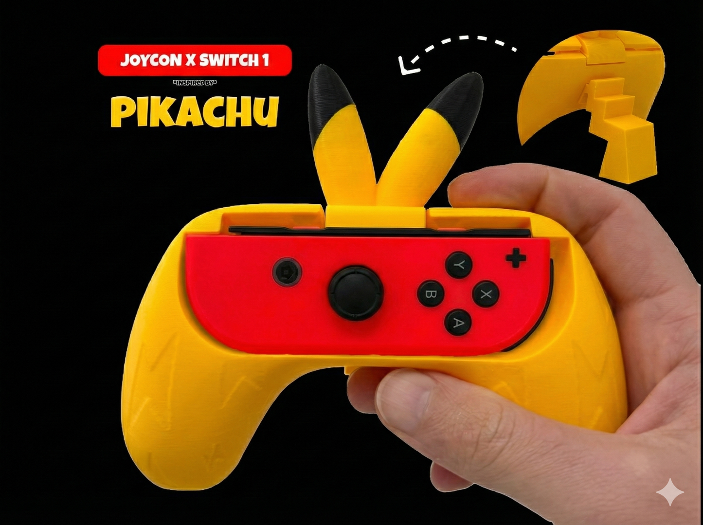 Base para Joy-Con Switch 1 - Pikachu