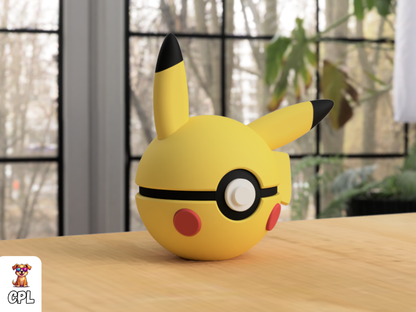 Pokebola tipo clicker - Pikachu - Pokemon