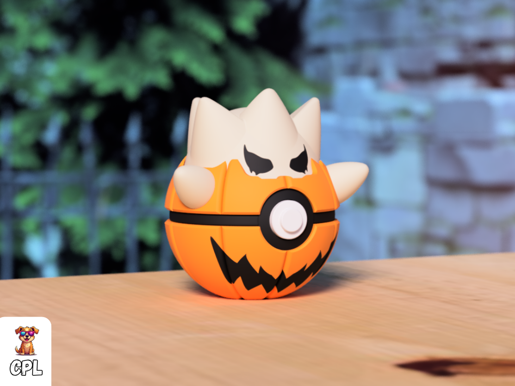 Pokebola tipo clicker - Togepi Halloween - Pokemon