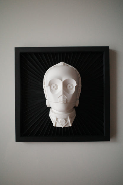 Cuadro Relieve - C-3PO - Star Wars