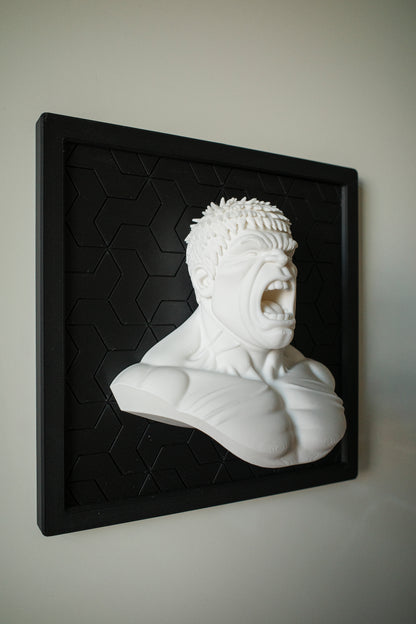 Cuadro Relieve - Hulk