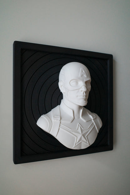 Cuadro Relieve - Capitán América