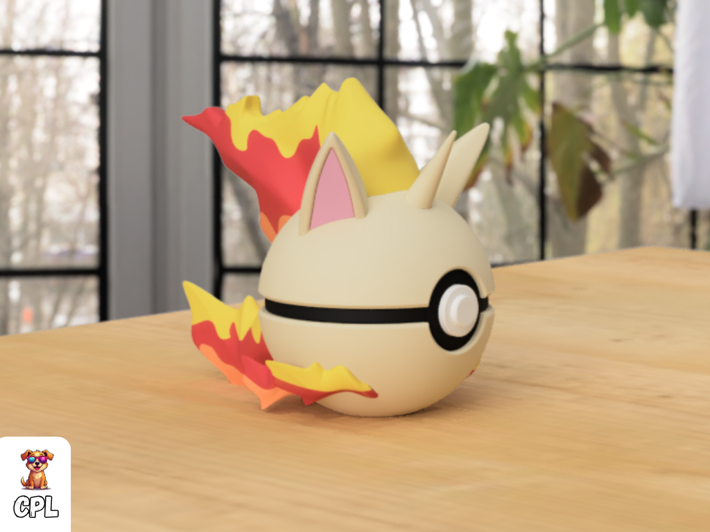 Pokebola tipo clicker - Rapidash - Pokemon
