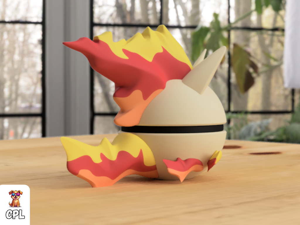 Pokebola tipo clicker - Rapidash - Pokemon