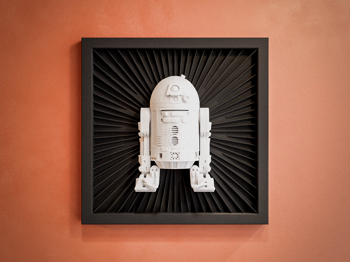 Cuadro Relieve - R2-D2 - Star Wars