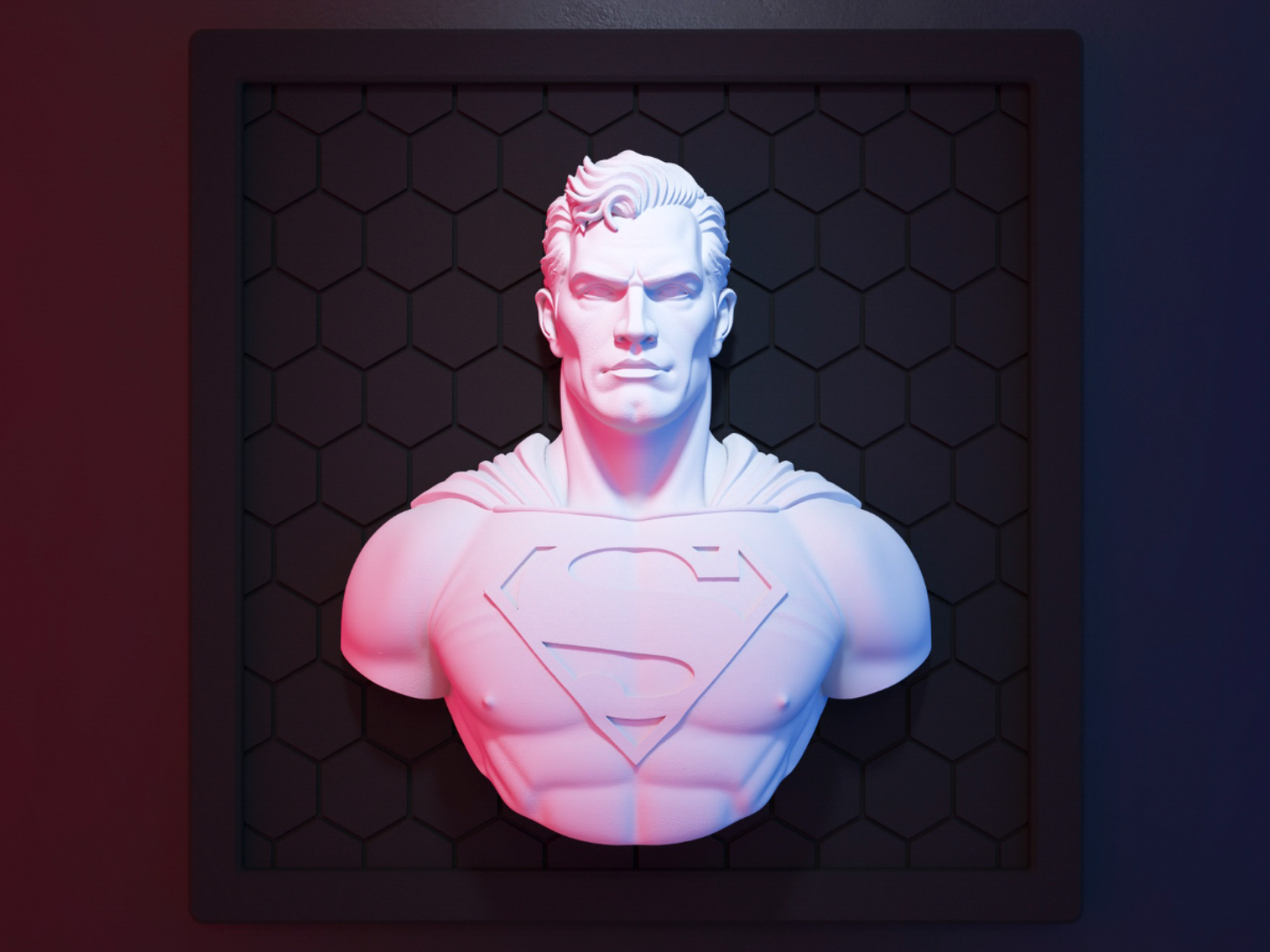 Cuadro Relieve - Superman