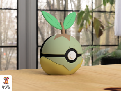 Pokebola tipo clicker - Turtwig - Pokemon