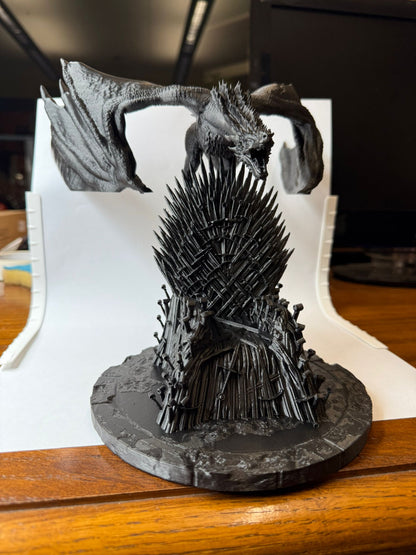 Figura Coleccionable Trono y Dragon - Game of Thrones