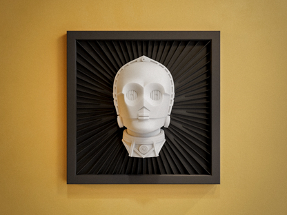 Cuadro Relieve - C-3PO - Star Wars