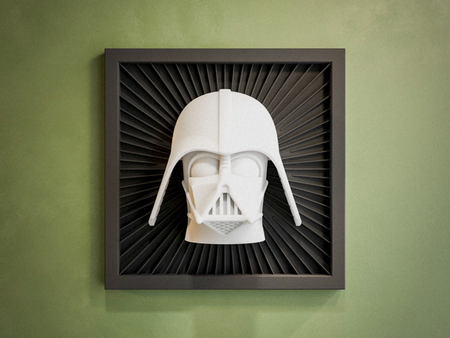 Cuadro Relieve - Darth Vader - Star Wars