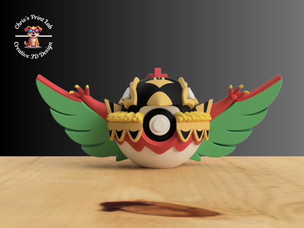 Pokebola tipo clicker - Mega Hawlucha