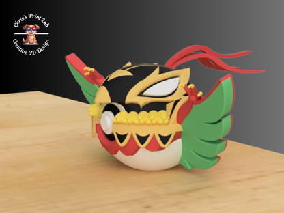Pokebola tipo clicker - Mega Hawlucha