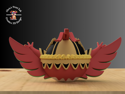 Pokebola tipo clicker - Mega Hawlucha